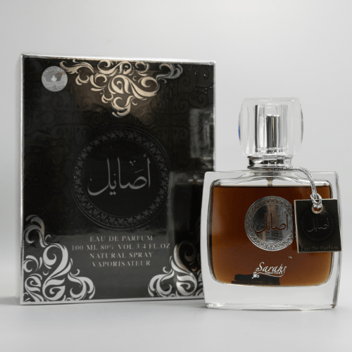 Asayel perfume, fragrance, front angle