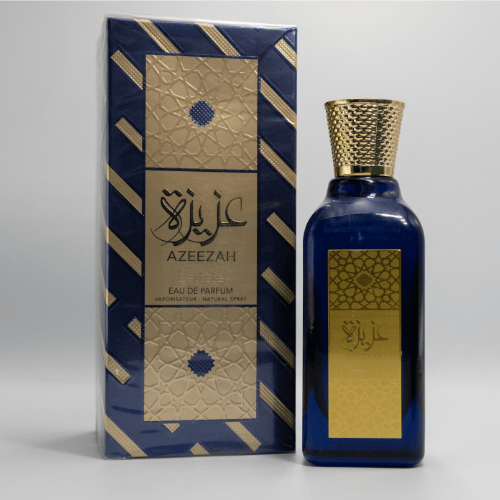 Azizah perfume, fragrance, front angle