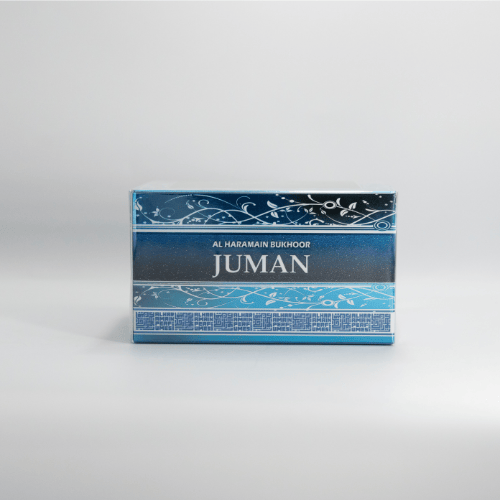 Juman Bukhoor, alharamain, fragrance, front angle