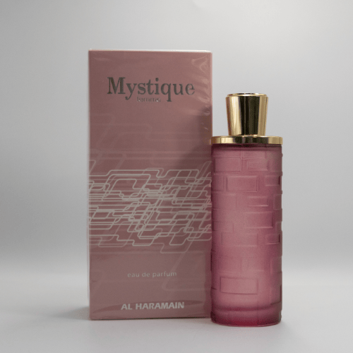 Alharamain Mystique Femme, perfume, front angle