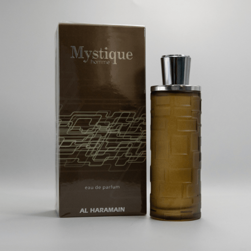 alharamain Mystique homme, perfume, front angle